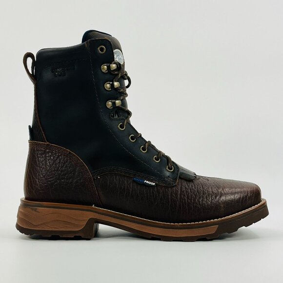 Tony Lama Greasewood 8" Composite Toe Waterproof 'Brown' TW3417 Boot Multi Size - Picture 1 of 7